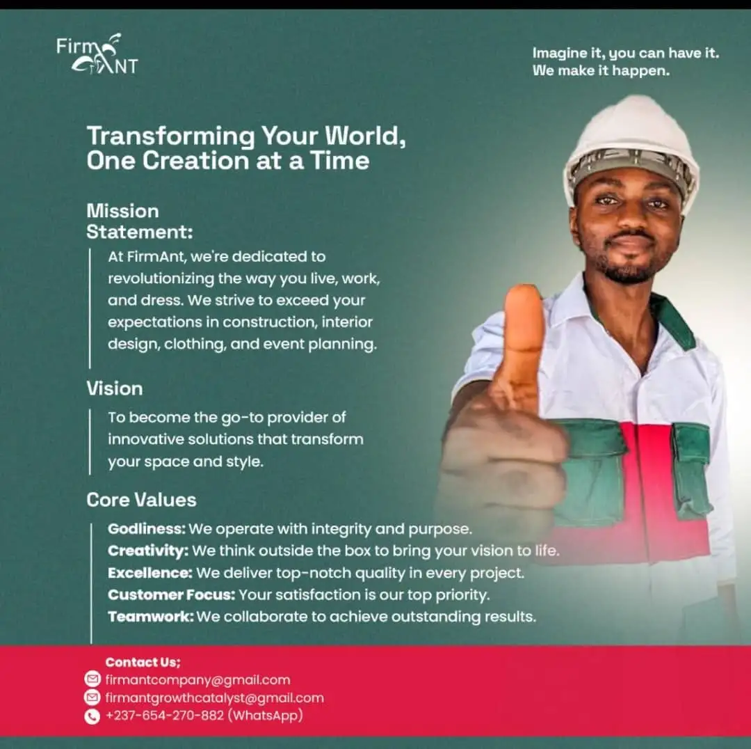 Firm Ant construction team at work